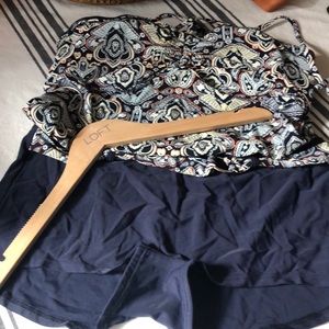 Loft Tankini top and shorts GUC